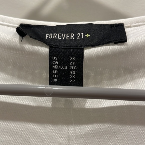 Forever 21+ silver sequin faux wrap party dress - Picture 2 of 7